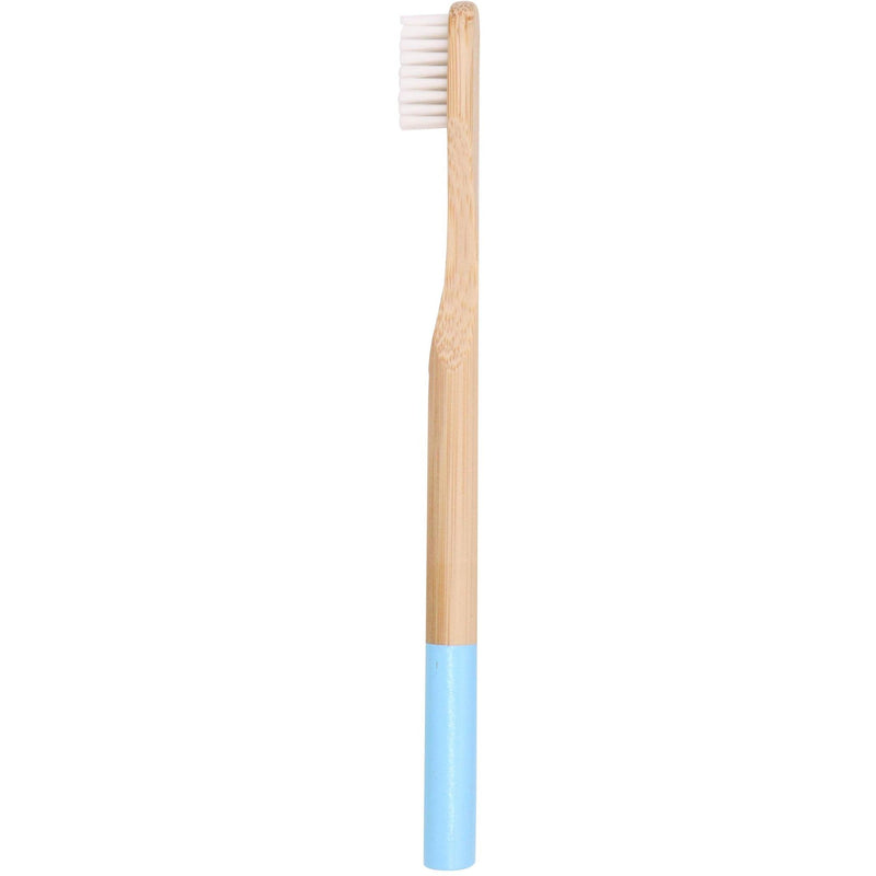 La Boutique MOSO Brosse à dents Bleu Brosse à dents bambou adulte - Souple