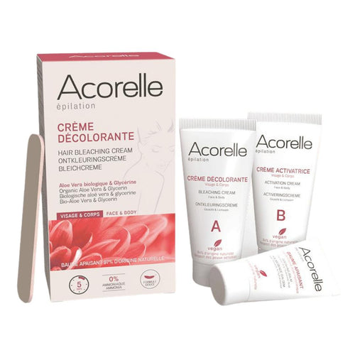 crème décolorante visage et corps acorelle