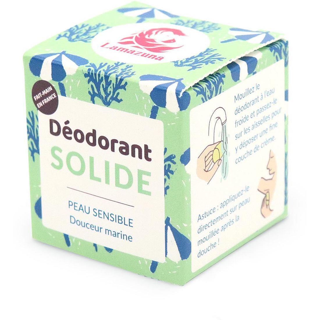 Déodorant Solide Peau Sensible - Douceur marine