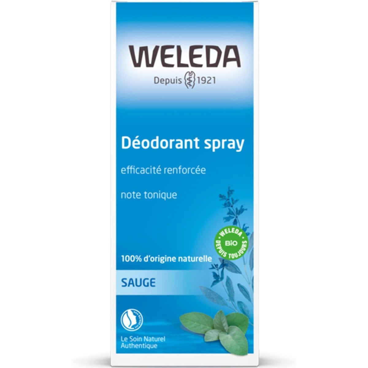 Déodorant Spray - Notes toniques - Sauge