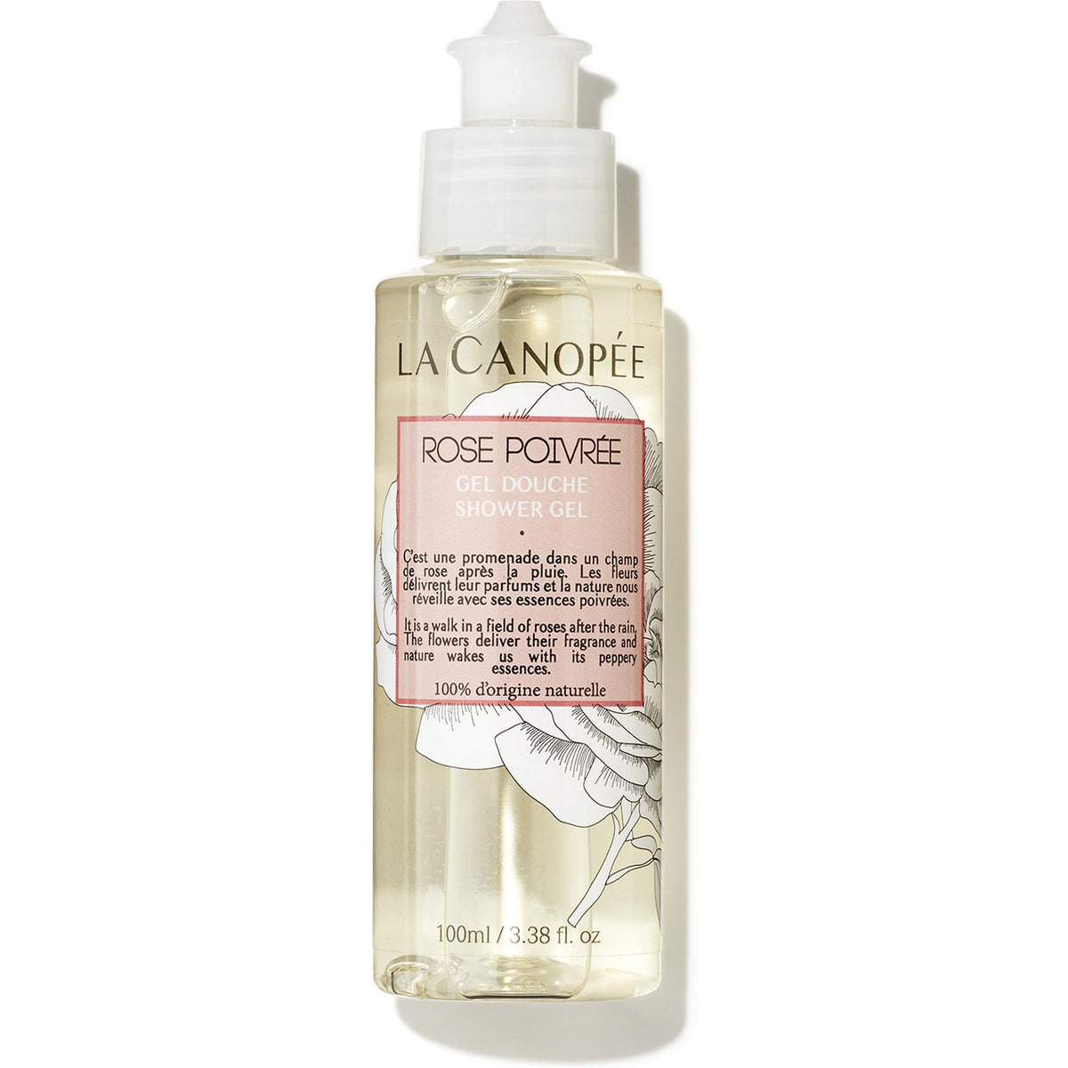 Gel douche rose poivrée