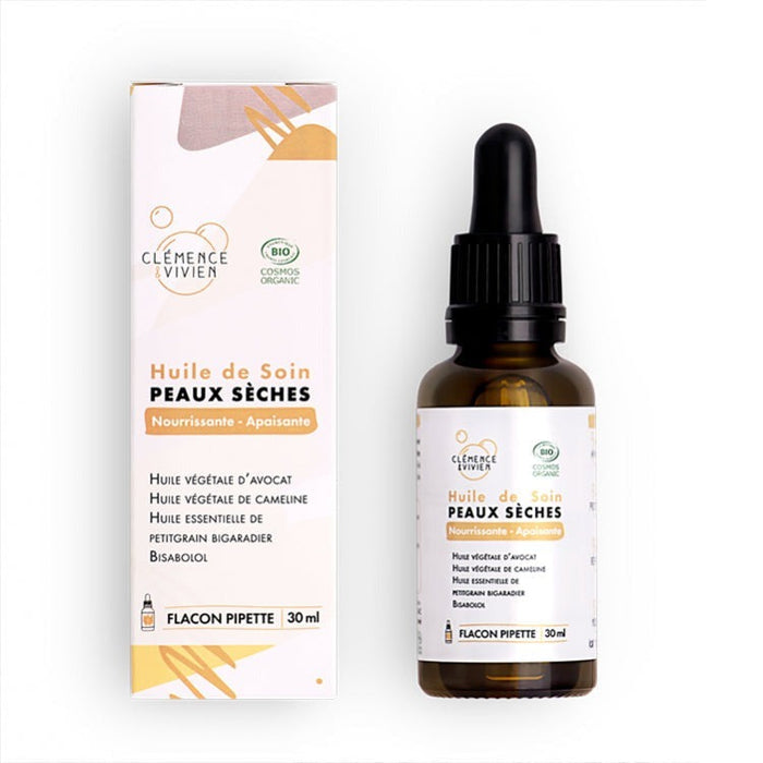 Huile de soin peaux sèches